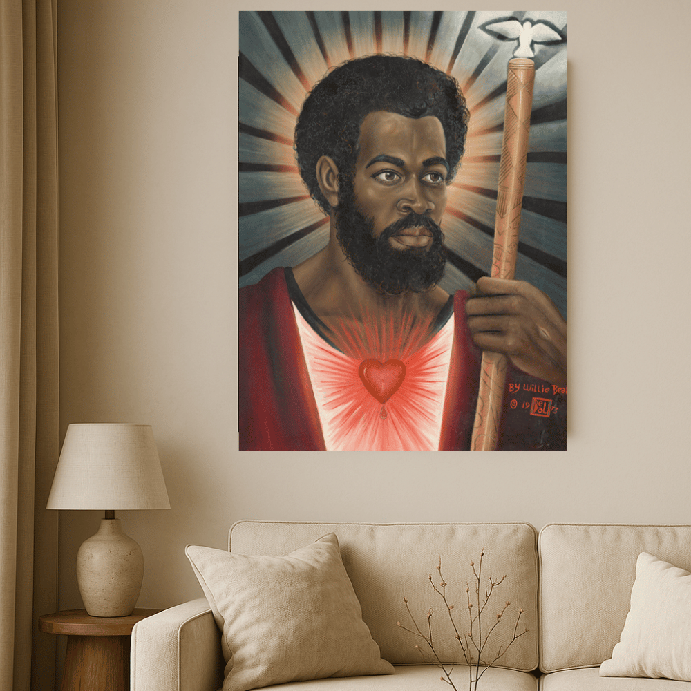 Black Messiah Oil Painting Canvas Print