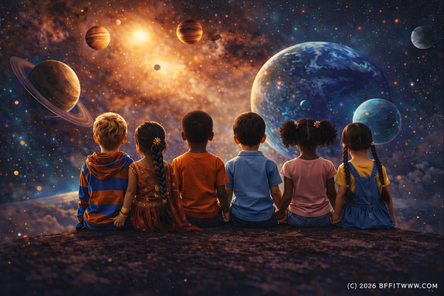 Best Friend Forever In The Whole Wide World Canvas Art