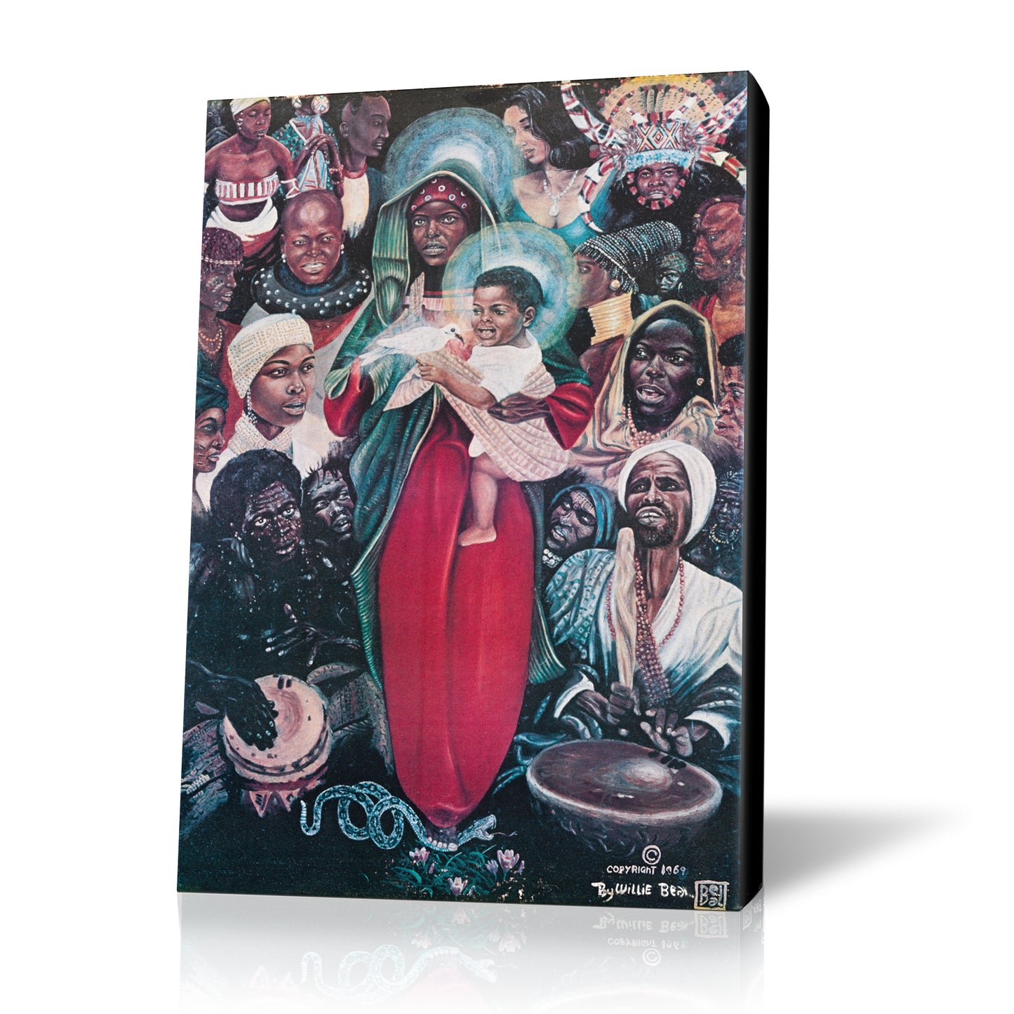 The Black Madonna Oil Painting Canvas Print