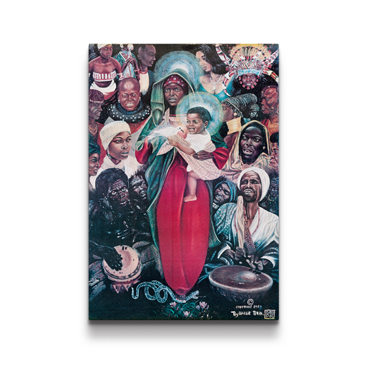 The Black Madonna Oil Painting Canvas Print