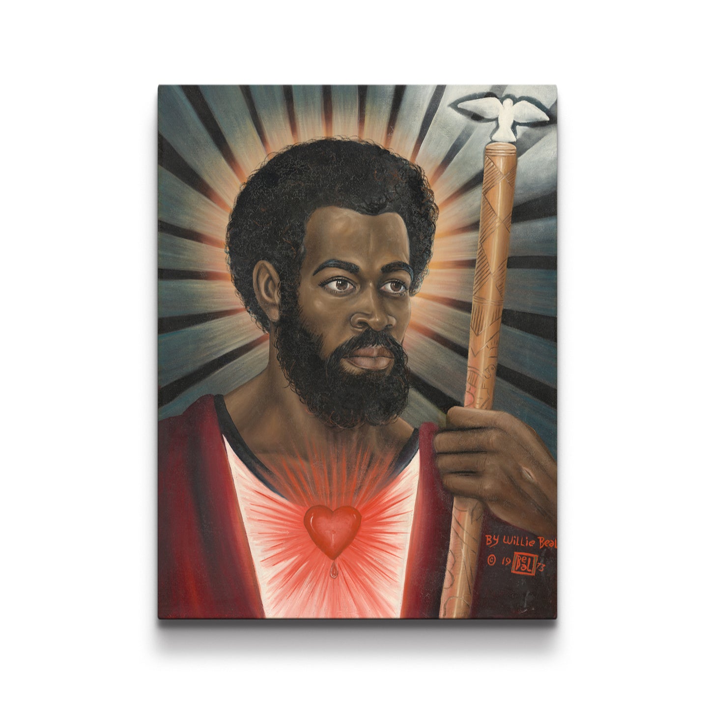 Black Messiah Oil Painting Canvas Print