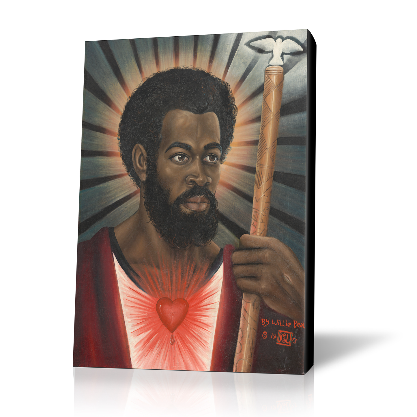 Black Messiah Oil Painting Canvas Print