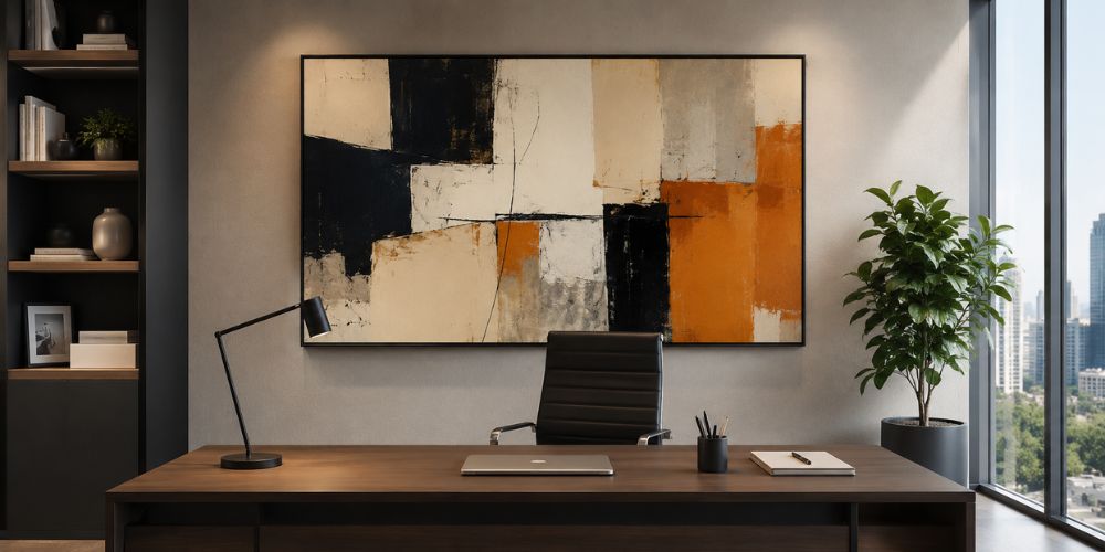 How Abstract Art for Office Walls Enhances Your Work Environment?