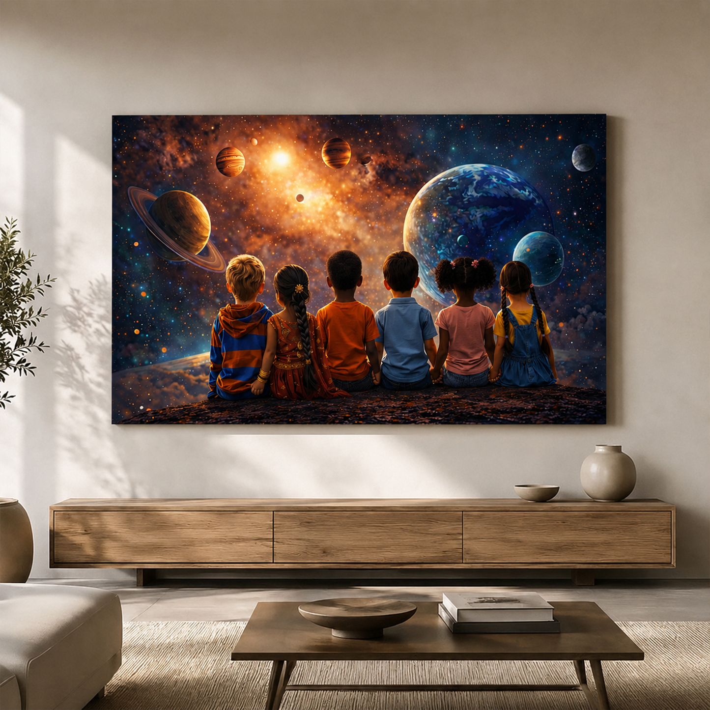 Best Friend Forever In The Whole Wide World Canvas Art