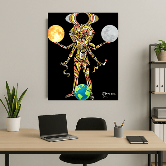 The Naked Anatomy of Hate Canvas Art