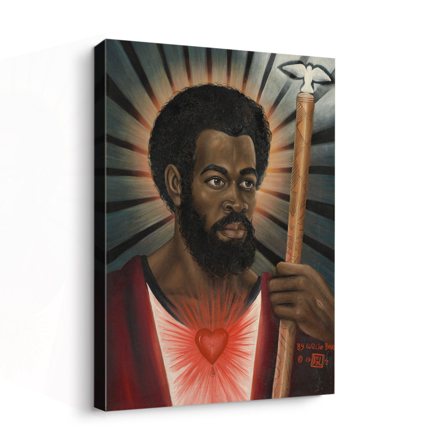 Black Messiah Oil Painting Canvas Print